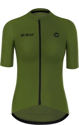Black Sheep Cycling Women's Elements Thermal Jersey - Black Forest - XL, Black Forest